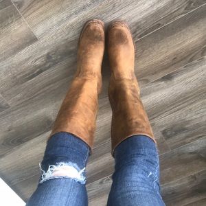 Tall Brown Frye Boots, Size 6.5